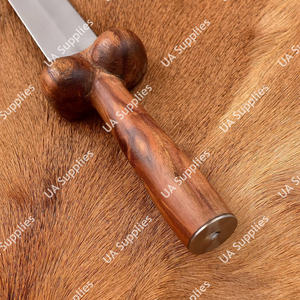 Couteau Viking Médiéval Forgé à la Main le Plus Vendu, Lame Fixe en Acier Inoxydable de Haute Qualité, Tranchant comme un Rasoir, Manche en Bois de Rose, Idéal pour le Quotidien - Product Image 2