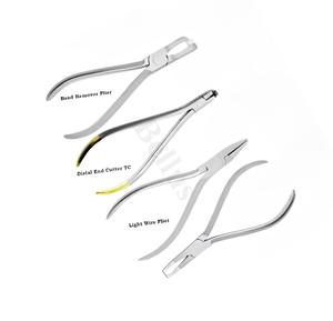 Pince orthodontique en acier inoxydable de qualité supérieure, coupe-fil dur, outil de laboratoire pour la pliage de fils d'arc dentaire - Product Image 3