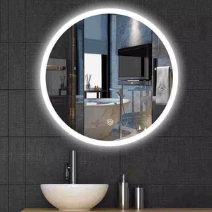 Modern LED Handmade Contemporary <b>Bathroom</b> <b>Mirror</b> Backlit Touch Sensor <b>Frameless</b> Wall Mounted Vanity <b>Mirror</b> Home Hotel Decor - Product Image 1