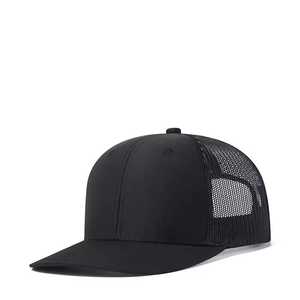 Unisex Breathable <b>Mesh</b> Trucker Hat Adjustable Size Casual Cap Spring Summer Outdoor Use Polyester Cotton Material - Product Image 4