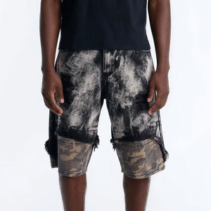 IOTA SPORTS – Meilleurs shorts en jean pour hommes, personnalisables avec logo, taille mi-haute, respirants, déchirés, brodés, style streetwear décontracté - Product Image 1