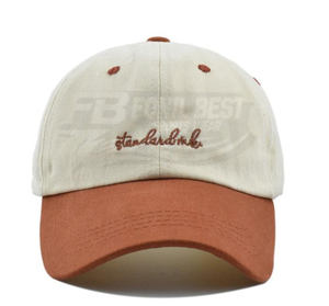 Gorras de Béisbol Unisex de Sarga con Bloques de Color y Letras Bordadas, Suaves, Modernas y Versátiles para Primavera-Verano - Product Image 4