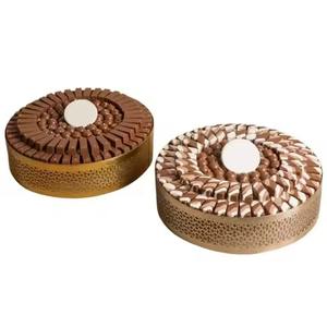 Bol à chocolat en métal finition polie, bol à bonbons en acier inoxydable pour fruits secs et en-cas - Product Image 5