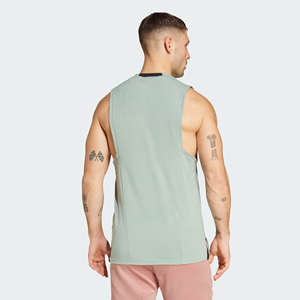 Custom Logo Polyester/Cotton Blend Quick Dry Breathable O-Neck <b>Running</b> <b>Singlet</b> Muscle Athletic Shirts Sleeveless Men Tank Top - Product Image 4