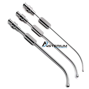 Tubo de Succión Frazier de Grado Médico, Acero Inoxidable, Instrumento Quirúrgico Manual ENT, Aspirador para Limpieza de Oídos para Clínicas Profesionales - Product Image 1