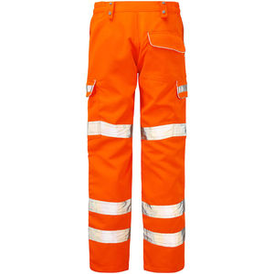 Hi-Vis Anti-Static <b>Waterproof</b> Fluorescent Multi-Pocket Safety <b>Work</b> Trousers with Reflective - Product Image 5