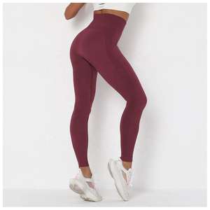 Leggings Deportivos de Yoga para Mujer, Diseño Moderno, Sin Costuras, Levanta Glúteos, Control de Abdomen, Pantalones de Yoga Elásticos en Venta - Product Image 2