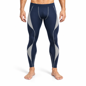 <b>Men</b> Gym <b>Leggings</b> Feature Breathable Material Comfortable Fit And Natural Movement For Workout Training And Active Lifestyle - Product Image 3