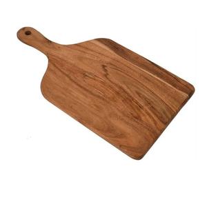 Natural Finishing <b>Salad</b> Serving <b>Chopper</b> Board For Hotel Kitchenware Items Elegant Design Wooden Chopping Block With Handle - Product Image 5