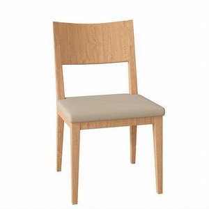 Chaise de salle à manger en teck massif, artisanale, de luxe minimaliste, vente en gros pour importateurs de meubles pour la maison - Product Image 1