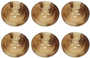 Boutons en corne à finition lisse pour vêtements de mode, pulls, manteaux, vestes et fournitures de décoration pour la couture et l'artisanat - Product Image 6