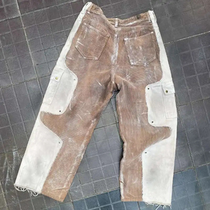 Pantalones Vaqueros de Cintura Alta y Pierna Ancha para Mujer, Ajuste Ceñido, Formales, Largos, de Algodón Transpirable, 220g, Lavables, Primavera - Product Image 3