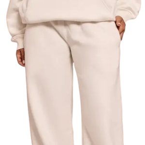 Womens Pullover Hoodie Tracksuit Casual Fleece <b>Two</b> <b>Piece</b> <b>Lounge</b> <b>Set</b> Relaxed Fit Elastic Waist Full Length Activewear Outfit - Product Image 5