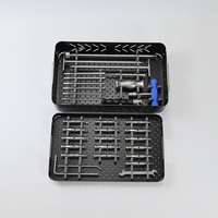Ensemble d'instruments chirurgicaux professionnels pour la colonne vertébrale en acier inoxydable, système manuel réutilisable, usage médical hospitalier, certifié CE, kit chirurgical pour la colonne vertébrale