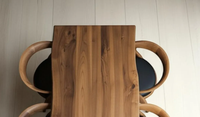 Table à manger en bois massif au design moderne, très vendue, pour la maison et l'hôtel, mobilier de restaurant commercial simple à prix de gros