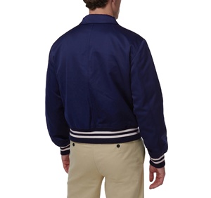Chaqueta Deportiva Ligera de Satén para Hombre, Estilo Universitario, con Logotipo Bordado Personalizado en la Parte Delantera, Estilo Urbano, Disponible en Varios Tamaños - Product Image 2