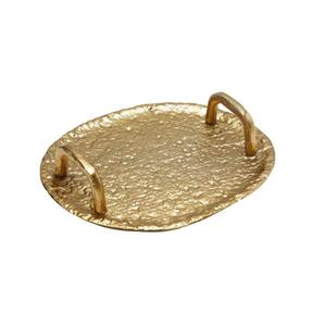 Bandeja Ovalada de Lujo Antigua con Asas de Pétalos de Rosa, Bandejas Decorativas para Servir, Decoración para Bodas, Accesorios de Mesa, Bandejas Decorativas - Product Image 5