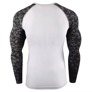 Chemises de compression MMA à manches longues pour hommes de haute qualité, imprimées sur mesure, rashguard BJJ pour hommes - Product Image 6