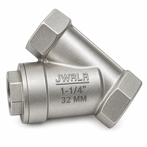 Filtre de canalisation en acier inoxydable de type Y, résistant à la corrosion, 1-1/4 pouce (32 mm), raccord fileté pour eau, huile, gaz, air et contaminants - Product Image 3