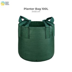 High Quality 100L HDPE <b>Planter</b> Bag 4 Handles UV Resistant Grow Bag with Drainage Holes <b>for</b> Nursery Farm Garden Plants - Product Image 1