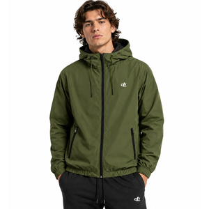 Custom Nylon Windbreaker <b>Jacket</b> Wholesale Outdoor Rainwear Waterproof TPU Coated Lightweight Streetwear Polyester Outerwear - Product Image 1