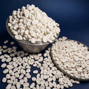 Meilleur prix, produit phare : Granulés de carbonate de calcium (masterbatch) en forme de remplissage, couleur blanc naturel, matière première pour bidons. - Product Image 1