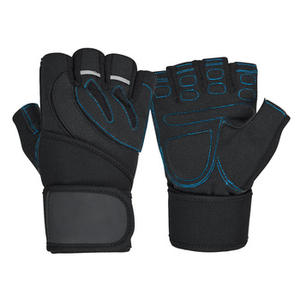Gants de fitness en cuir SAAR INDUSTRIES unisexes avec logo personnalisé, fermeture auto-agrippante, protection avancée pour la salle de sport, l'entraînement, le sport et le cyclisme - Product Image 6