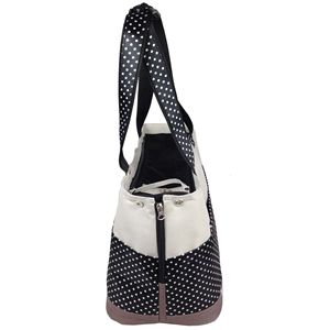 Borsa da trasporto alla moda con pois per animali domestici: soluzione elegante per il tuo amico peloso - Product Image 2