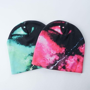 Unisex Beanie Hat With Sublimation Print 56-58CM Head Circumference Casual Style Adult <b>Winter</b> <b>Cap</b> Acrylic Material - Product Image 1