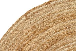 Alfombra Ovalada de Yute Trenzado Hecha a Mano al por Mayor, Reversible, de Arpillera Natural para Sala de Estar, Cocina, Entrada, Decoración del Hogar, OEM ODM - Product Image 4