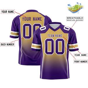 เสื้อฟุตบอลขนาดใหญ่พิเศษ ระบายอากาศได้ดี ผลิตจากผ้าโพลีเอสเตอร์ 100% แขนสั้น สวมใส่สบายสำหรับวันแข่งขัน ฝึกซ้อม และเล่นกีฬา - Product Image 3