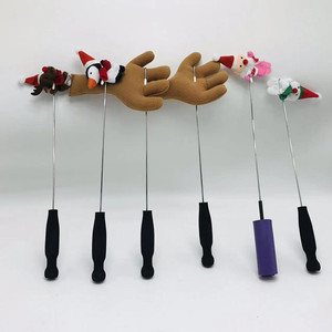 Muñecos de peluche personalizados <span class=keywords><strong>con</strong></span> varillas y muñecas suaves para aliviar el estrés, juguete unisex para mayores de 3 años, varilla para brazo de marioneta de 11 cm a 30 cm - Product Image 2
