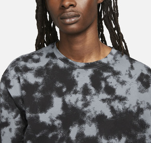 เสื้อยืดแขนสั้นทรงโอเวอร์ไซส์ลายไท-ได ยี่ห้อ Harry Johnson Production สำหรับผู้ชาย คอกลม ลำลอง ผ้าถัก ลายพิมพ์ สีเทา-ดำ - Product Image 2