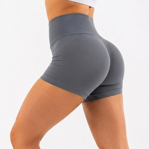 Nouvel Arrivage Short de Compression à Séchage Rapide avec Logo Personnalisé Taille Haute pour Entraînement et Sport, Short Cycliste Personnalisé - Product Image 5