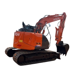 Excavatrice hydraulique 101HP ZX135US-6 prête pour les travaux de construction civile lourde - Product Image 1