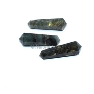 Point de crayon à double terminaison Howlite de pierres précieuses naturelles en cristal authentique de haute qualité pour la guérison de la mise à la terre et la paix intérieure - Product Image 5