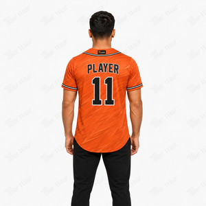 เสื้อเบสบอลแบบยูนิเซ็กซ์ พรีเมียม สำหรับวันแข่งขัน เนื้อผ้าโพลีเอสเตอร์น้ำหนักเบา ระบายอากาศได้ดี แห้งเร็ว เป็นมิตรต่อสิ่งแวดล้อม คอวี แขนสั้น - Product Image 4