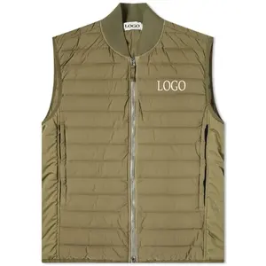 Chaleco Acolchado Sin Mangas para Hombre, de Invierno, de Alta Calidad, Directo de Fábrica, Cómodo, Transpirable, con Logotipo Personalizado - Product Image 3