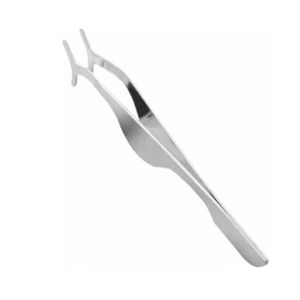 Polished Curved Eyelash <b>Applicator</b> High Tension Lash Tweezers Volume Fans Soft Tension Beginners J-Curve Styling Crane Lash - Product Image 3