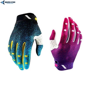 Guantes de Motocross Antideslizantes y Transpirables de Poliéster y Cuero Orgánico con Cierre de Velcro, Unisex, para Motociclismo, Carreras y Ciclismo MTB - Product Image 5