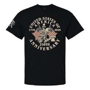 United States Of America 250th Anniversary 1776 2026 Men's <b>Red</b> Short Sleeve T-Shirt With Eagle And Flag Print Casual O-Neck Tees - Product Image 4