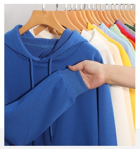 Sweat-shirt à capuche décontracté à épaules tombantes 320g, broderie logo personnalisée, prix usine Chine-Bangladesh, transfrontalier - Product Image 6