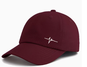 1pc Heartbeat Printed Baseball <b>Cap</b> Classic Fashion Soft Sweatband Adjustable Size Lightweight Multi Functional Classic <b>Hat</b> Per - Product Image 4