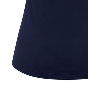 Camiseta Deportiva Azul Marino para Mujer, Espalda Cruzada, Sin Mangas, Absorbe la Humedad, para Yoga, Gimnasio, Fitness, Running, Deportes, Personalizable OEM - Product Image 6