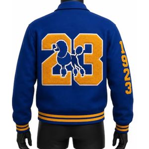 Custom Sigma Gamma Rho Wool Letterman Varsity Jacket Embroidered Greek Crest College Baseball <b>Coat</b> Sorority Fashion Outerwear - Product Image 2