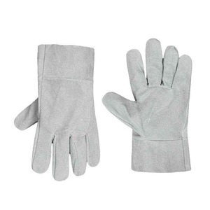 Guantes de cuero para invierno, largos, casuales, para uso en exteriores, duraderos, color gris, para hombre. - Product Image 1