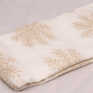 Wholesale <b>Sequin</b> Embroidery Fabric Export Quality Mesh Net Garment Textile For Importers And Bulk Buyers - Product Image 2