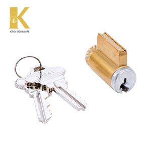 Cylindre de serrure de porte chromé poli, laiton sur mesure, 5 goupilles, clé SX, logo personnalisé disponible - Product Image 1