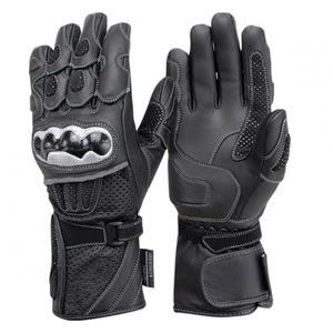 Protection respirante de haute qualité pour la conduite, avec paumes rembourrées, fermeture sécurisée du poignet, coutures robustes et gants de moto respirants. - Product Image 1