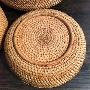 Cesta de mimbre hecha a mano al por mayor, organizador de almacenamiento decorativo respetuoso con el medio ambiente duradero para decoración del hogar, supermercado y suministro minorista - Product Image 6